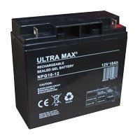 ULTRAMAX NPG18-12, 12V 18AH 20HR (AS 17AH, 19AH, 20AH & 22AH) MAINTENANCE FREE GEL BATTERY