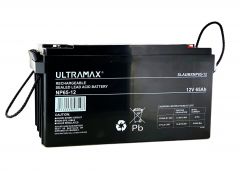 ULTRAMAX NP65-12, 12V 65AAH 20HR (AS 60AH & 70AH) SEALED LEAD ACID RECHARGEABLE BATTERY