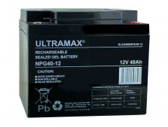 ULTRAMAX 12V 40A (38AH 42AH 44AH) AGM/GEL Leisure & Mobility Application Battery